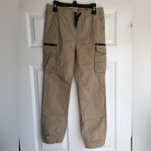 Old Navy Boys Khaki Jogger Size L (10-12)